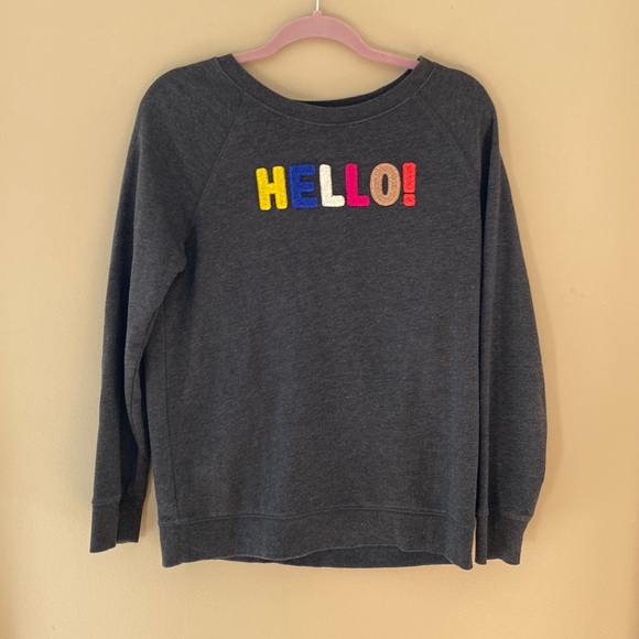 Charcoal gray Old Navy sweatshirt - Picture 1 of 2